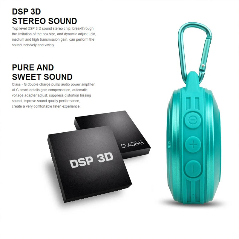 Outdoor Wireless Bluetooth Stereo Portable Speaker