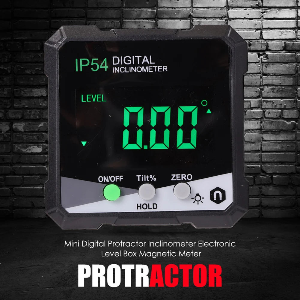 Digital Angle Protractor LCD Backlight Electronic Goniometer