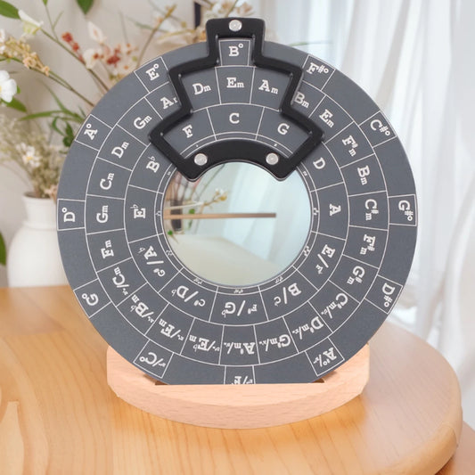 Circle of Fifths Wheel Guitar Chord Aluminium Circle