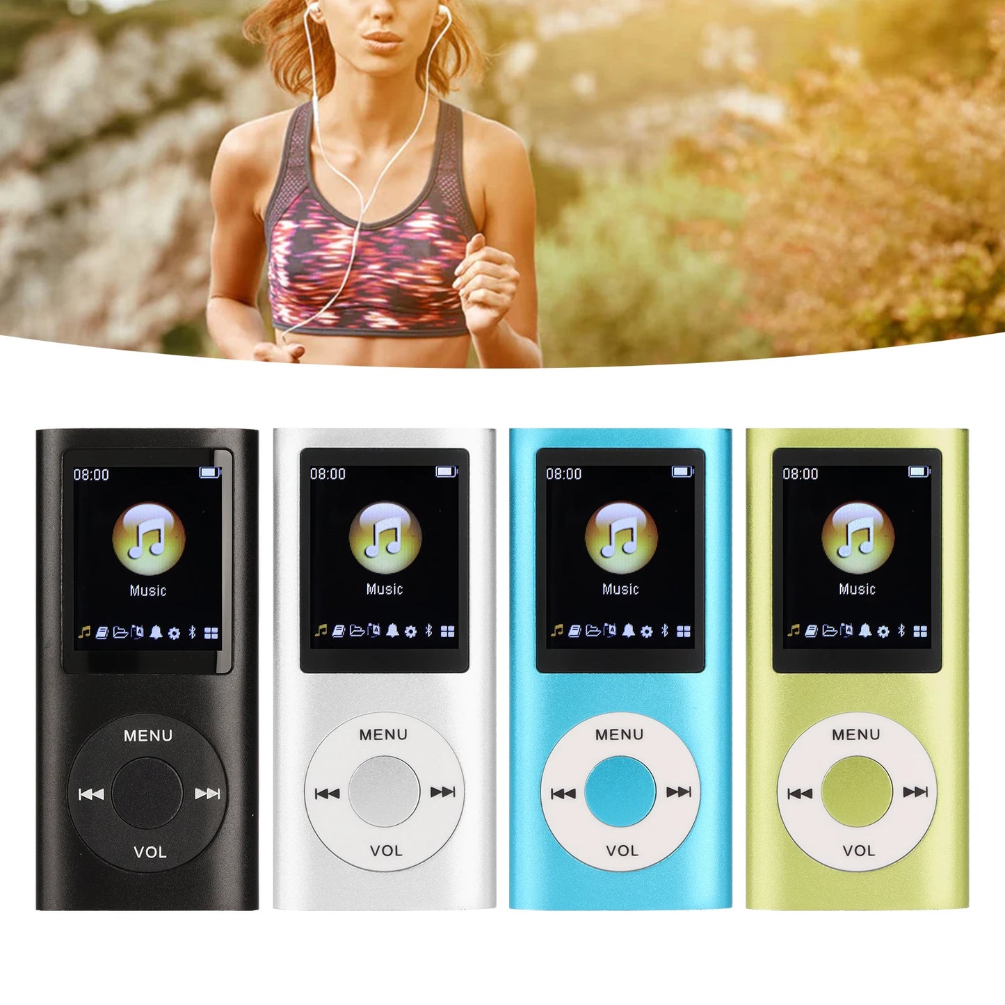 MP3 Player Stylish Multifunctional Lossless Sound Slim