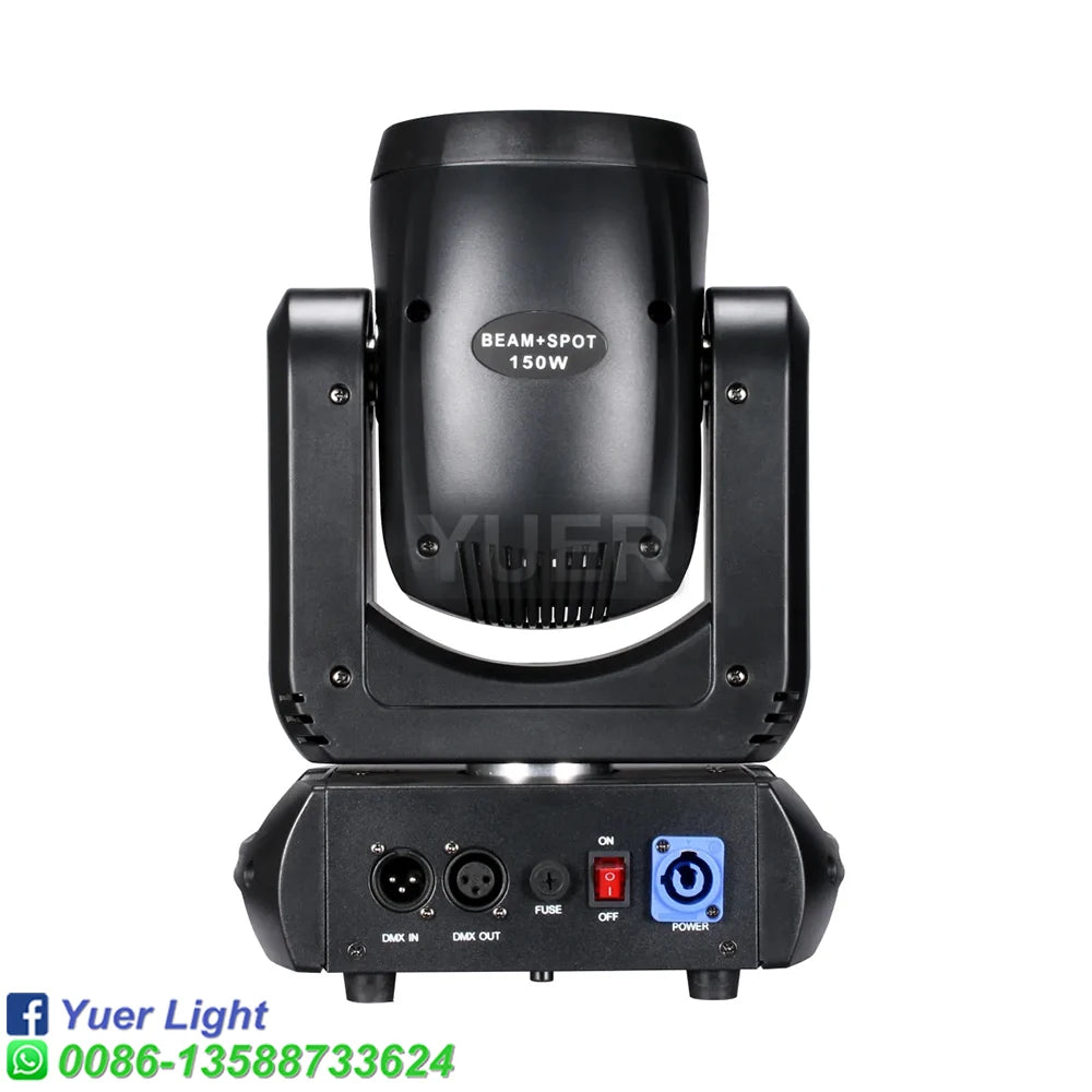 Mini LED Moving Head 150W Beam Spot 18 Rotating Prisms