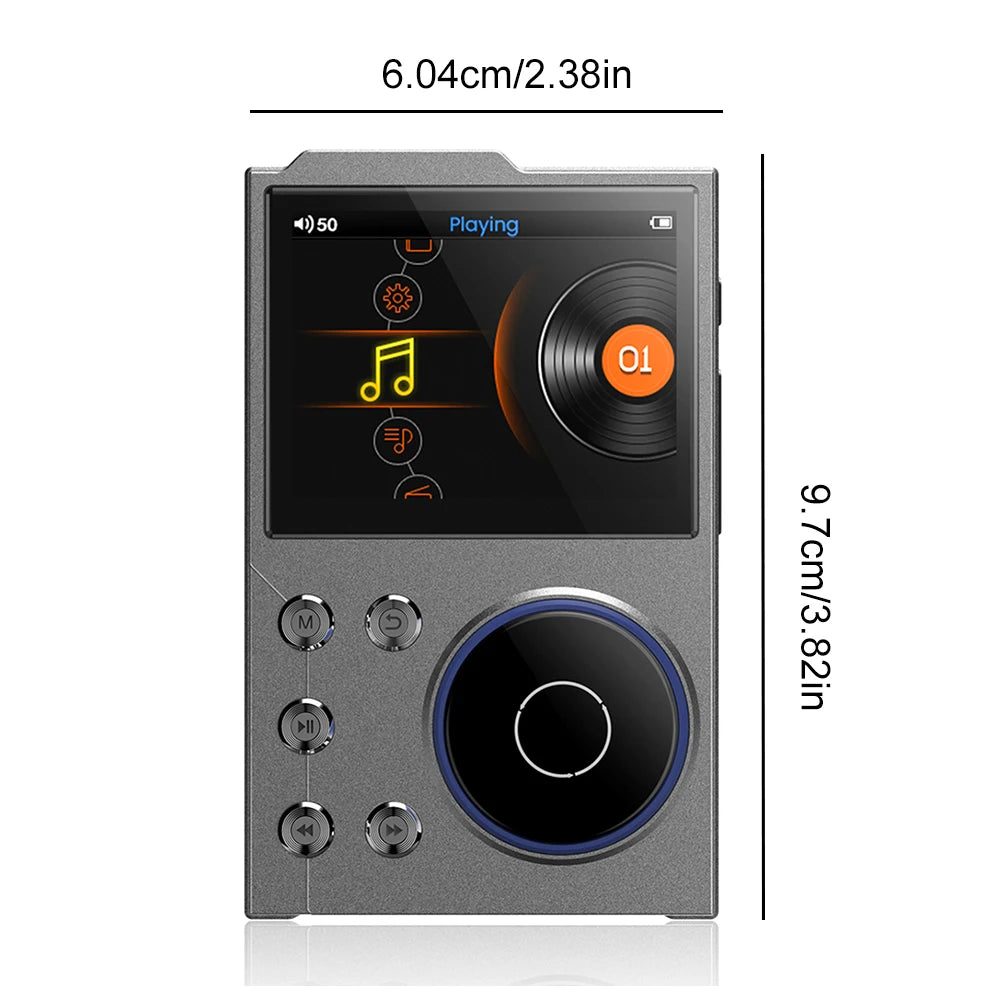 HiFi MP3 Player Portable Audio Player Bluetooth-Compatible