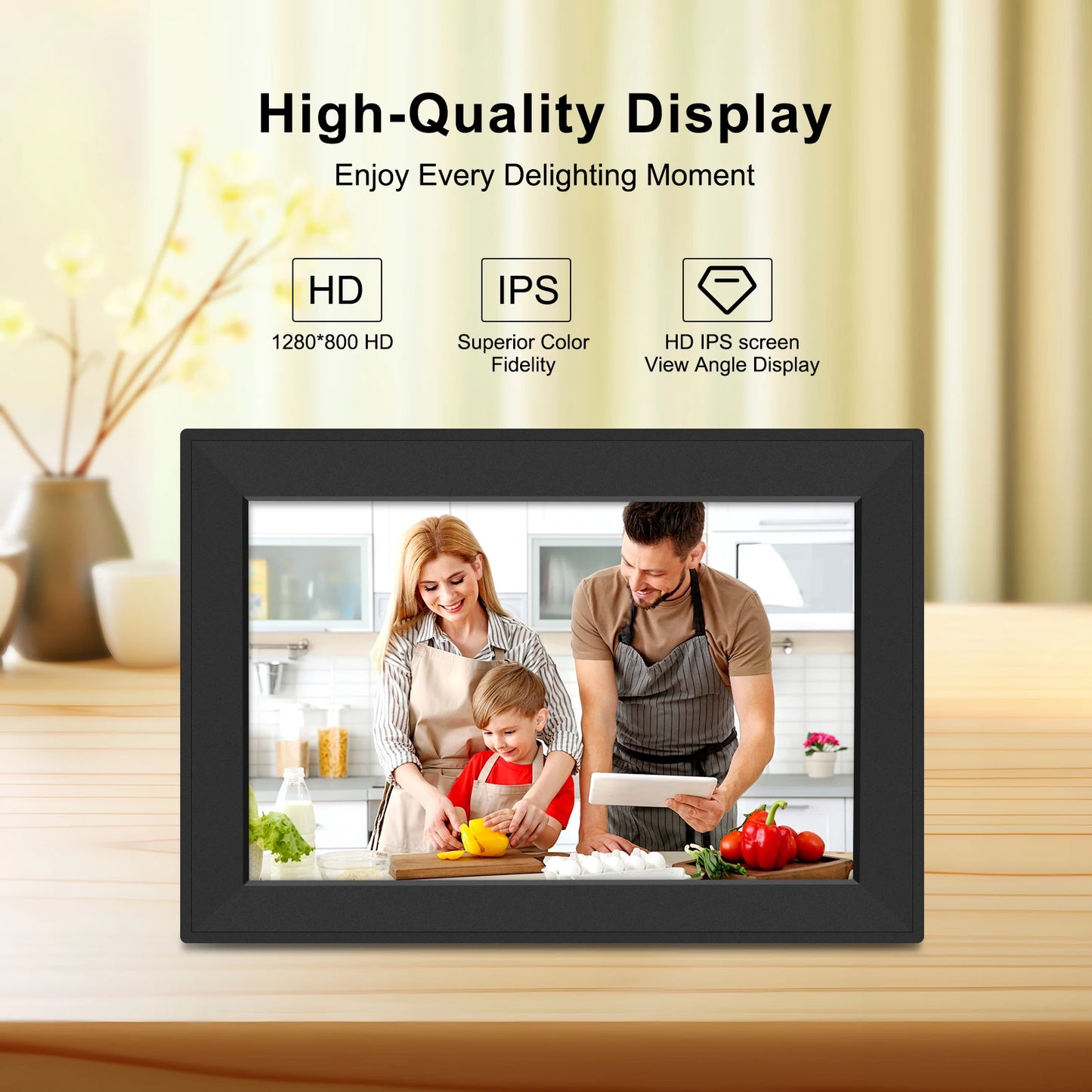 Digital Picture Frame 10.1 inches Smart WiFi