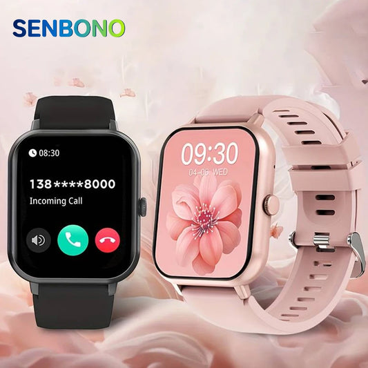 SENBONO Smart Watch Men Dial Custom Bluetootn