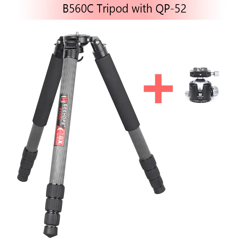 GEEHOPE Heavy Carbon Fiber Camera Tripod  Stable