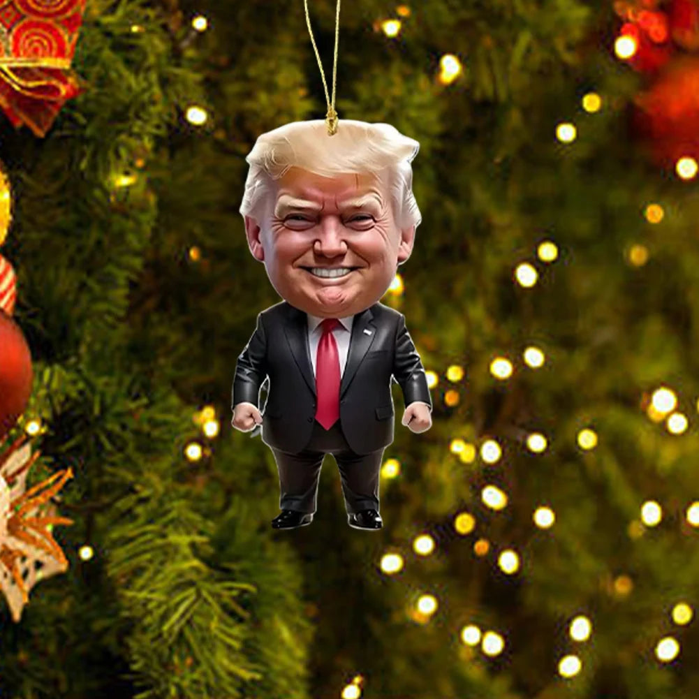 Donald Trump Christmas Ornament 2D Acrylic