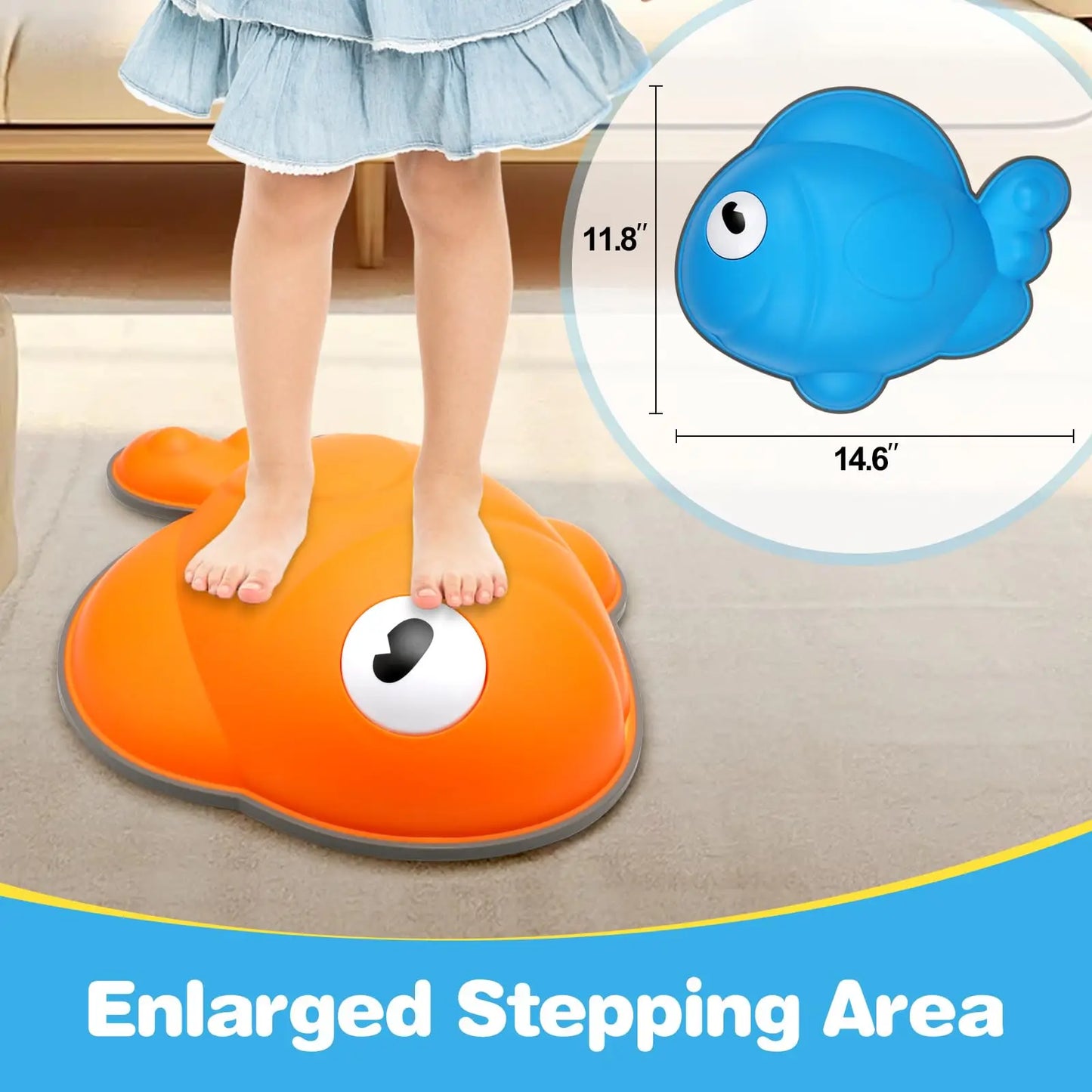 Goldfish Balance Stepping Stones-Non-Slip Jumping