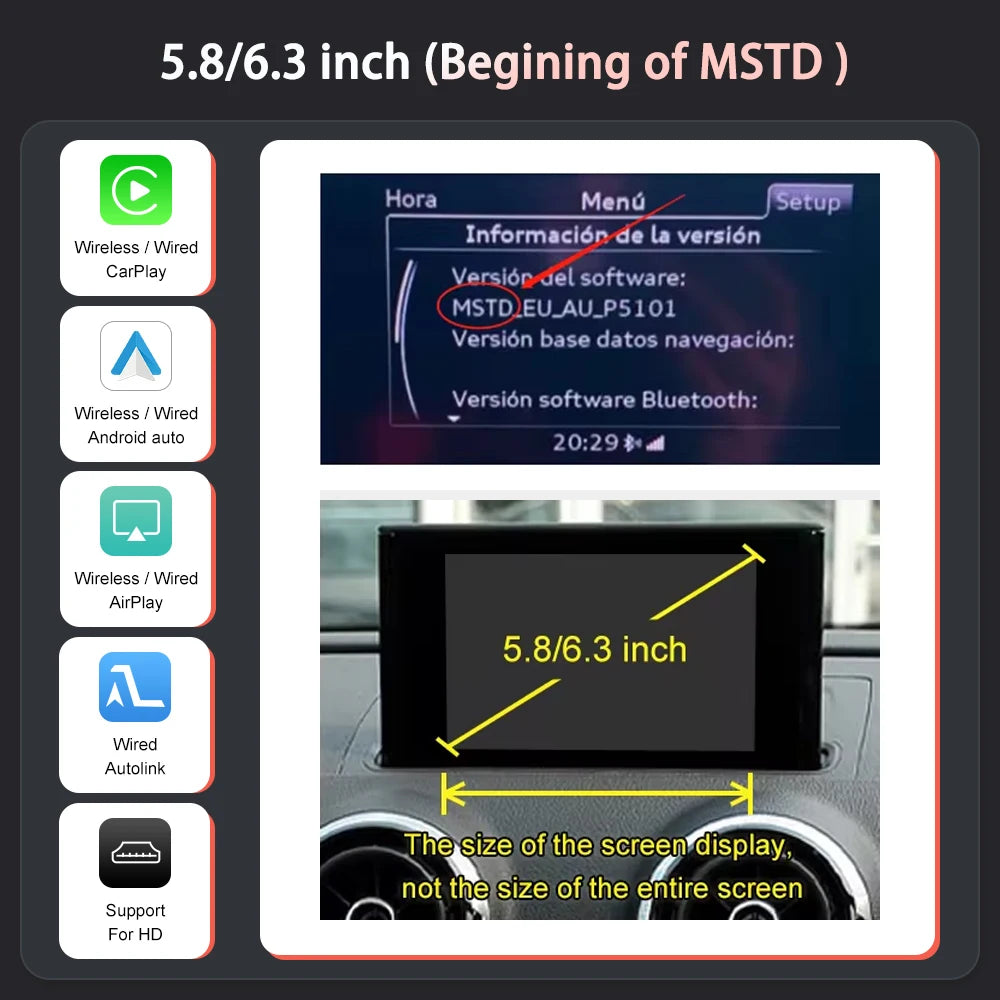 Road Top Wireless CarPlay Android Auto Decoder