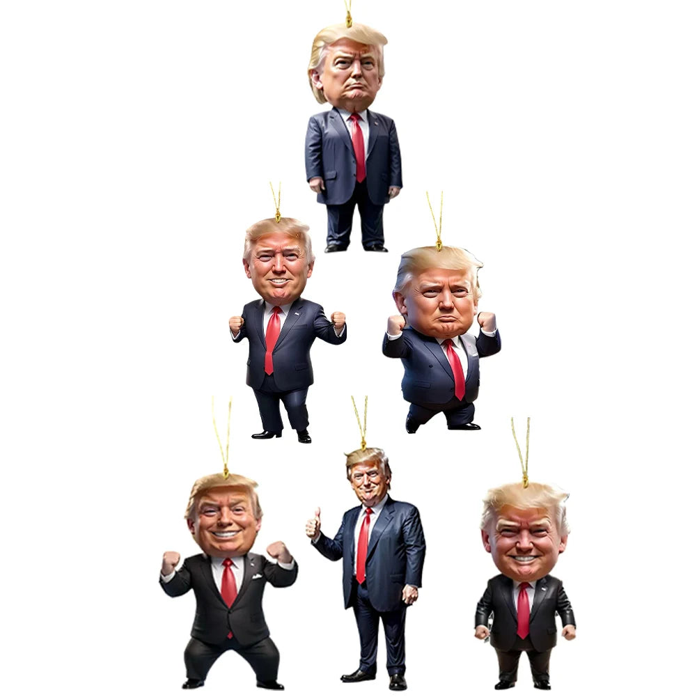 Donald Trump Christmas Ornament 2D Acrylic