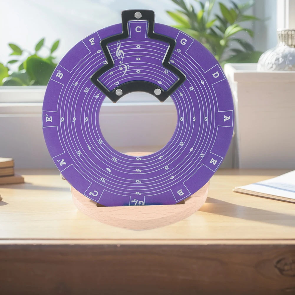 Circle of Fifths Wheel Guitar Chord Aluminium Circle