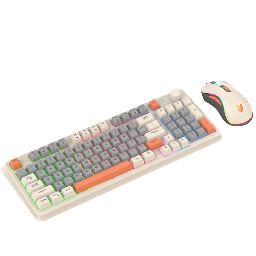 Gaming Keyboard 94 Keys with Mouse Luminous Keyboard