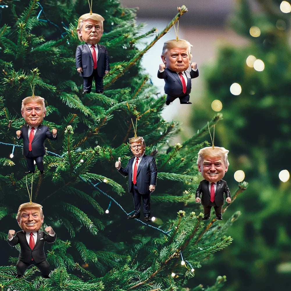 Donald Trump Christmas Ornament 2D Acrylic