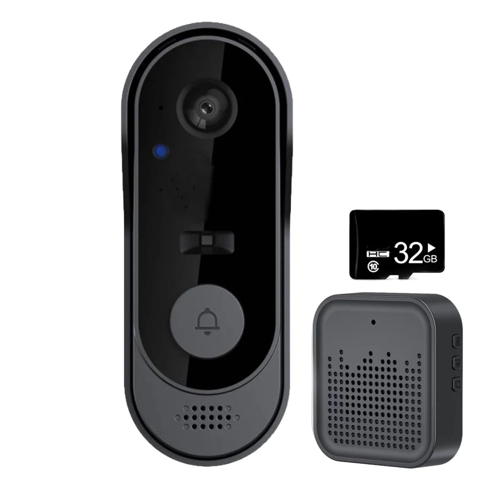 Wireless Video Doorbell with Chime 2-Way Talk