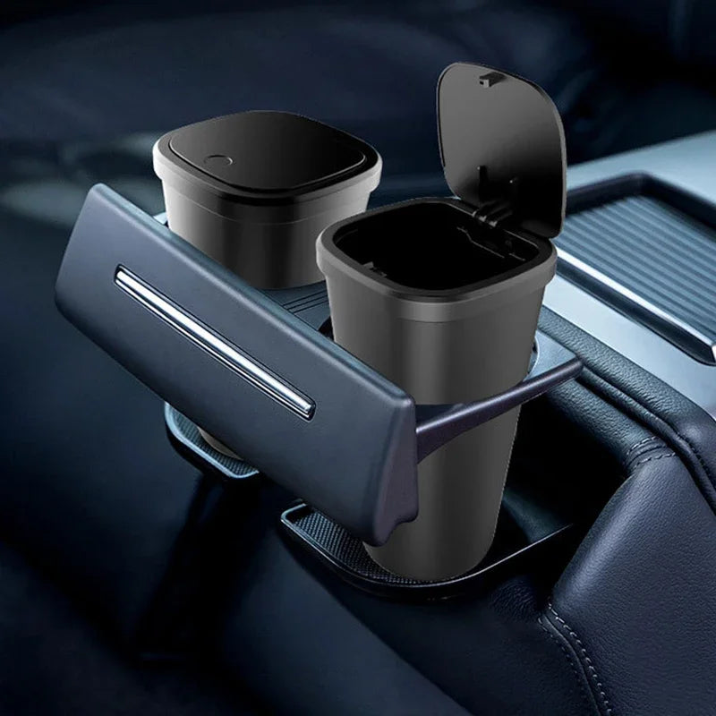 Car Trash Bin  Garbage Container Holder Barrel