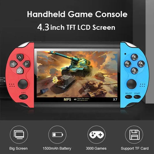 4.3inch  Handheld Game Player Built-in Games  Portable Console