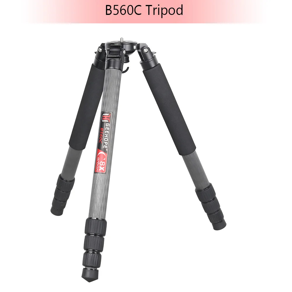 GEEHOPE Heavy Carbon Fiber Camera Tripod  Stable