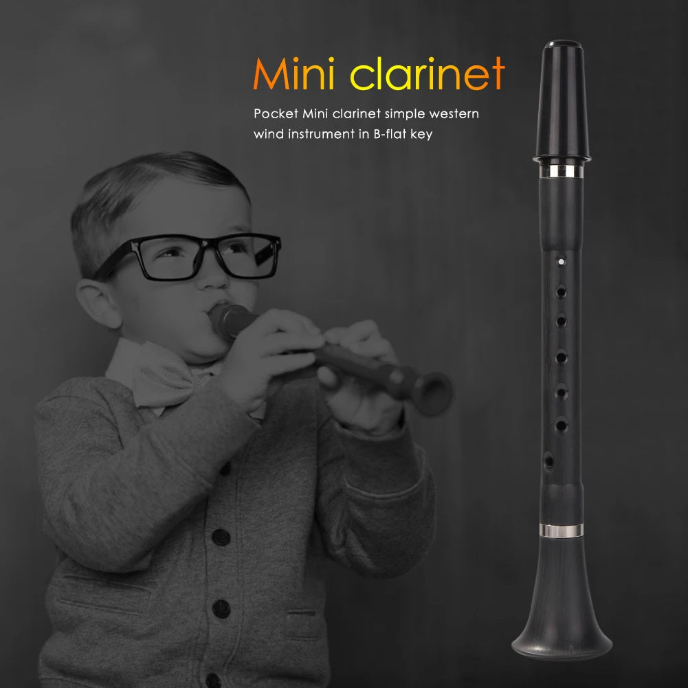 Mini Bb B Flat Clarinet Portable  for Beginners