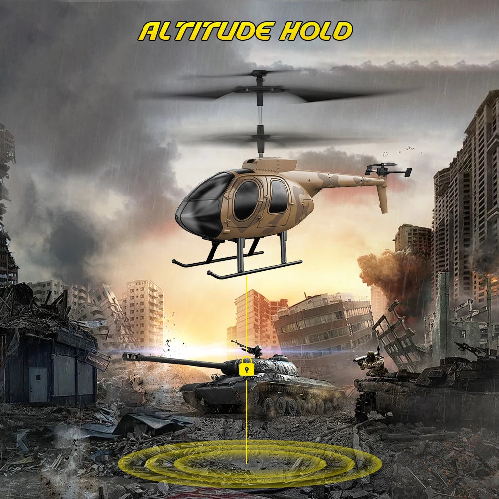 Vatos remote controlled helicopter camouflage radio indoor