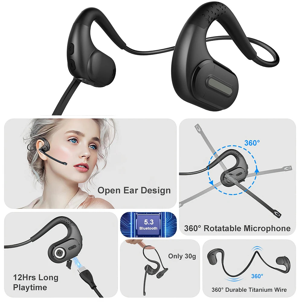 Bluetooth Microphone Headset