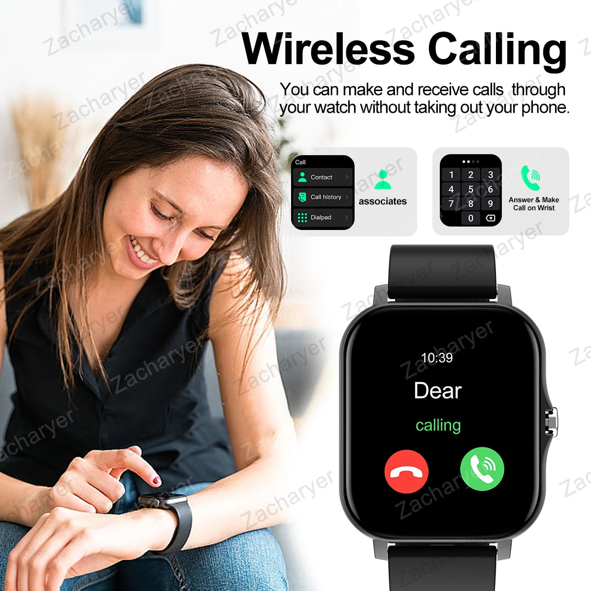 Wireless call function, compatible android and iPhone