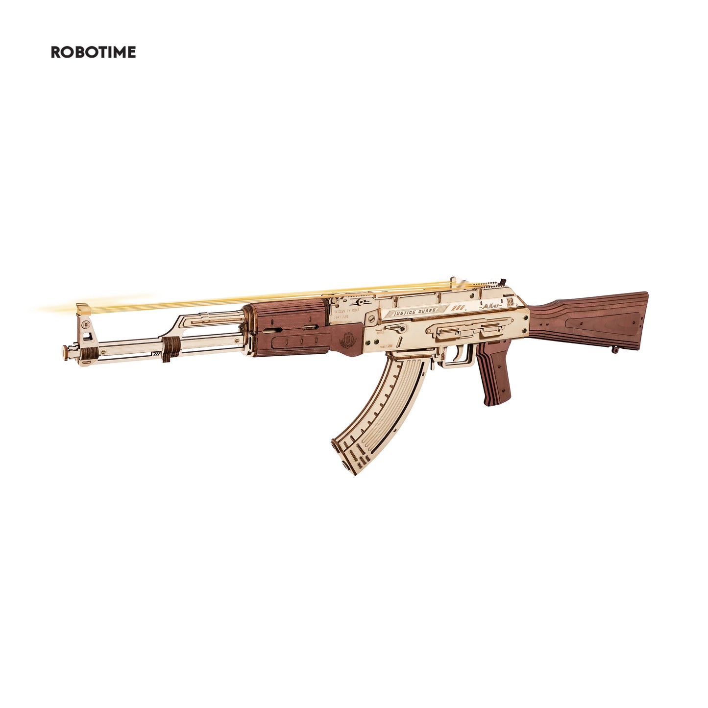 Automatic Rifle AK47 3D Wooden Gun Funny