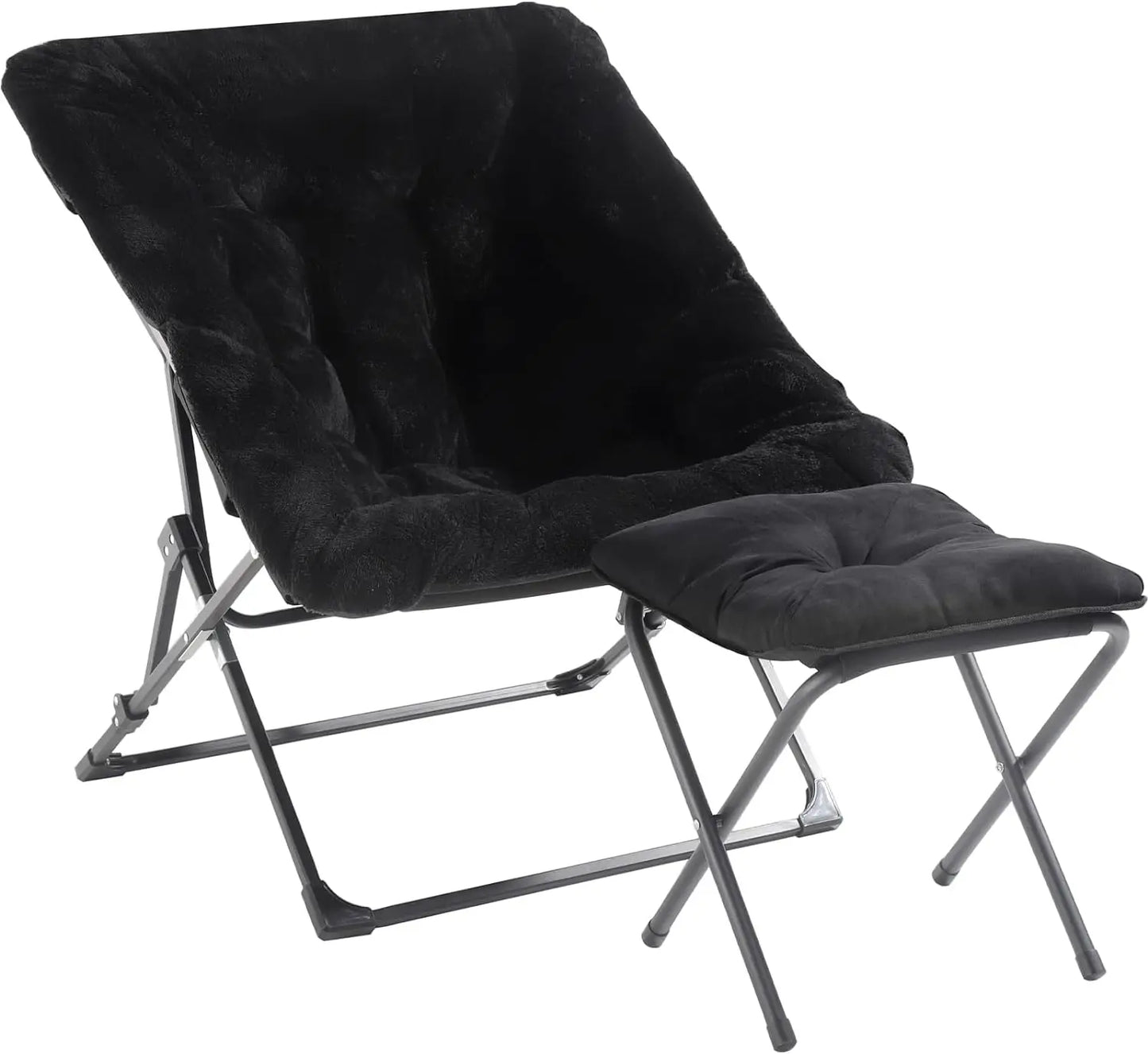 OAKHAM Comfy Saucer Chair,Folding  Lounge Chair