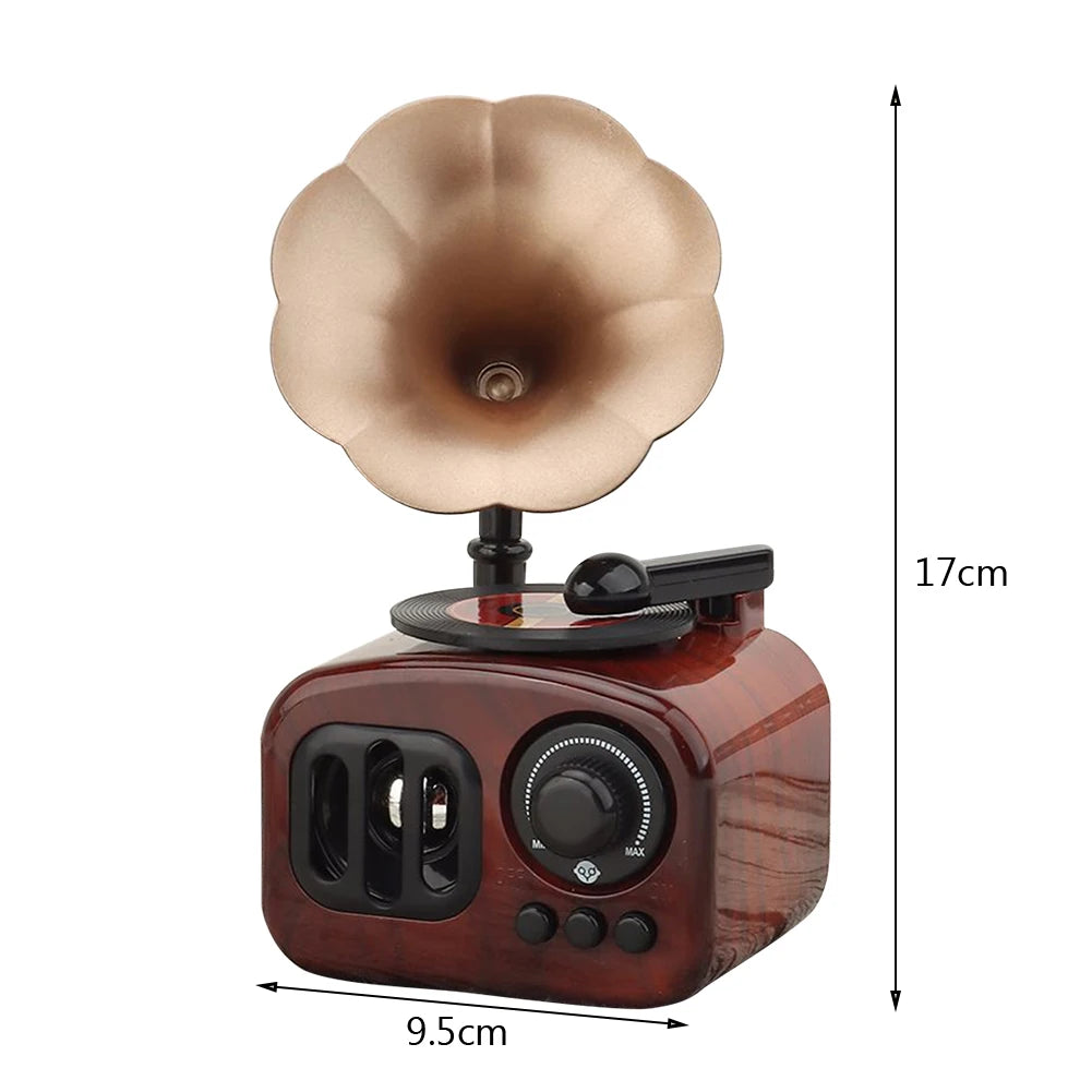 Retro Gramophone Music Box Table Desk Decoration