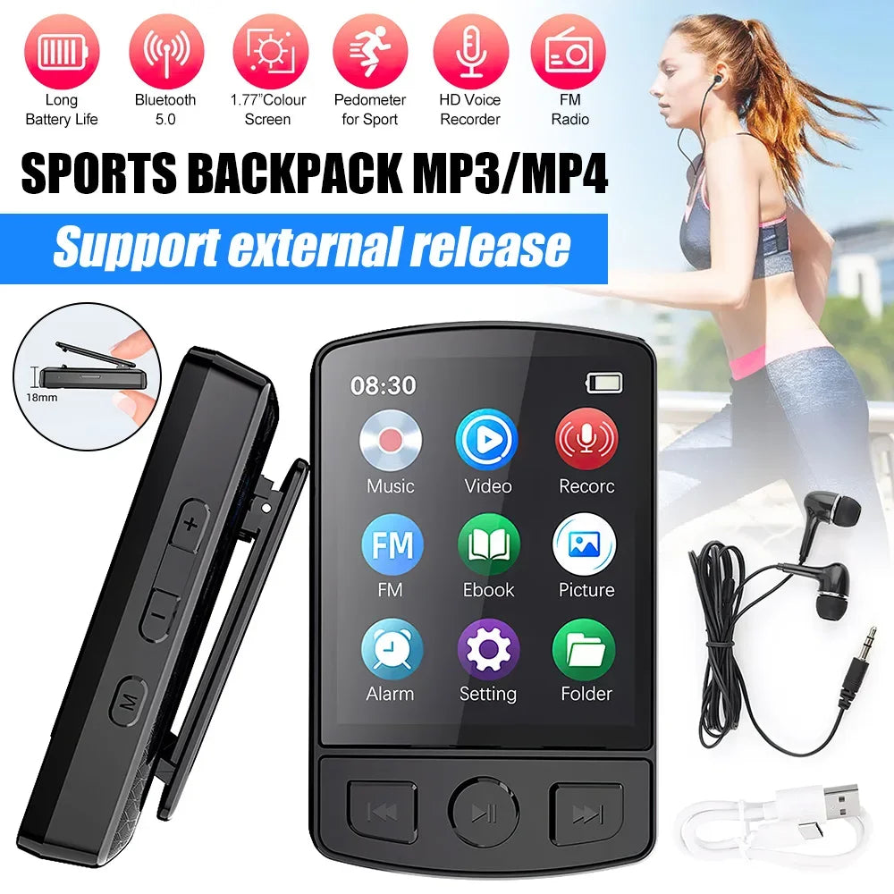 MP3 MP4 Music Player with Earphones Video Player