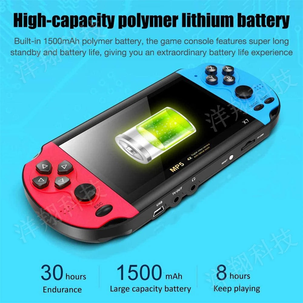 4.3inch  Handheld Game Player Built-in Games  Portable Console