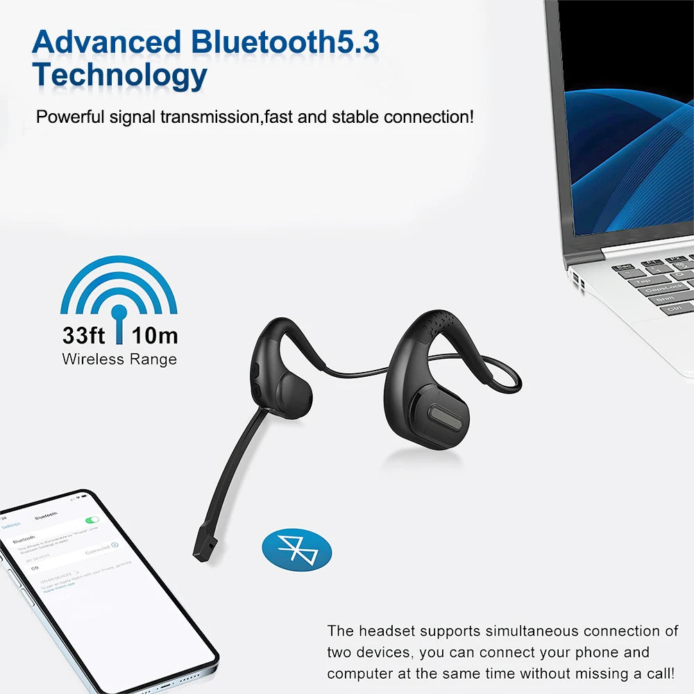 Bluetooth Microphone Headset