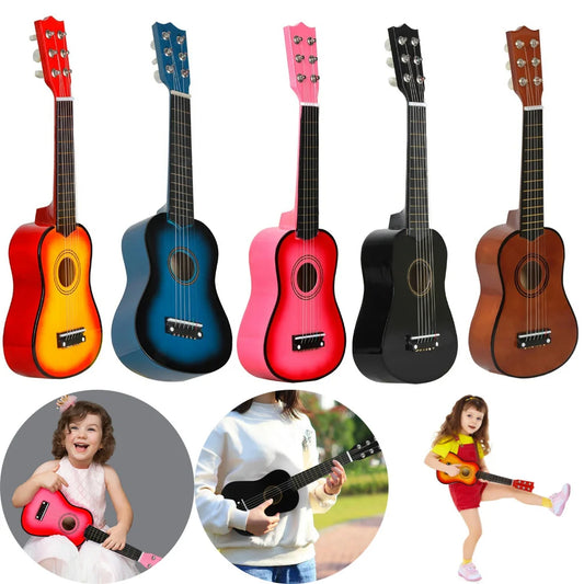 Children Ukulele Guitar Toy Mini 6 Strings Gifts