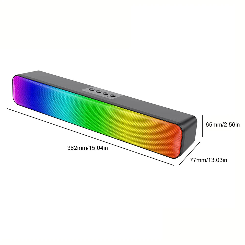 RGB Wireless Speaker Bluetooth-Compatible Desktop  USB