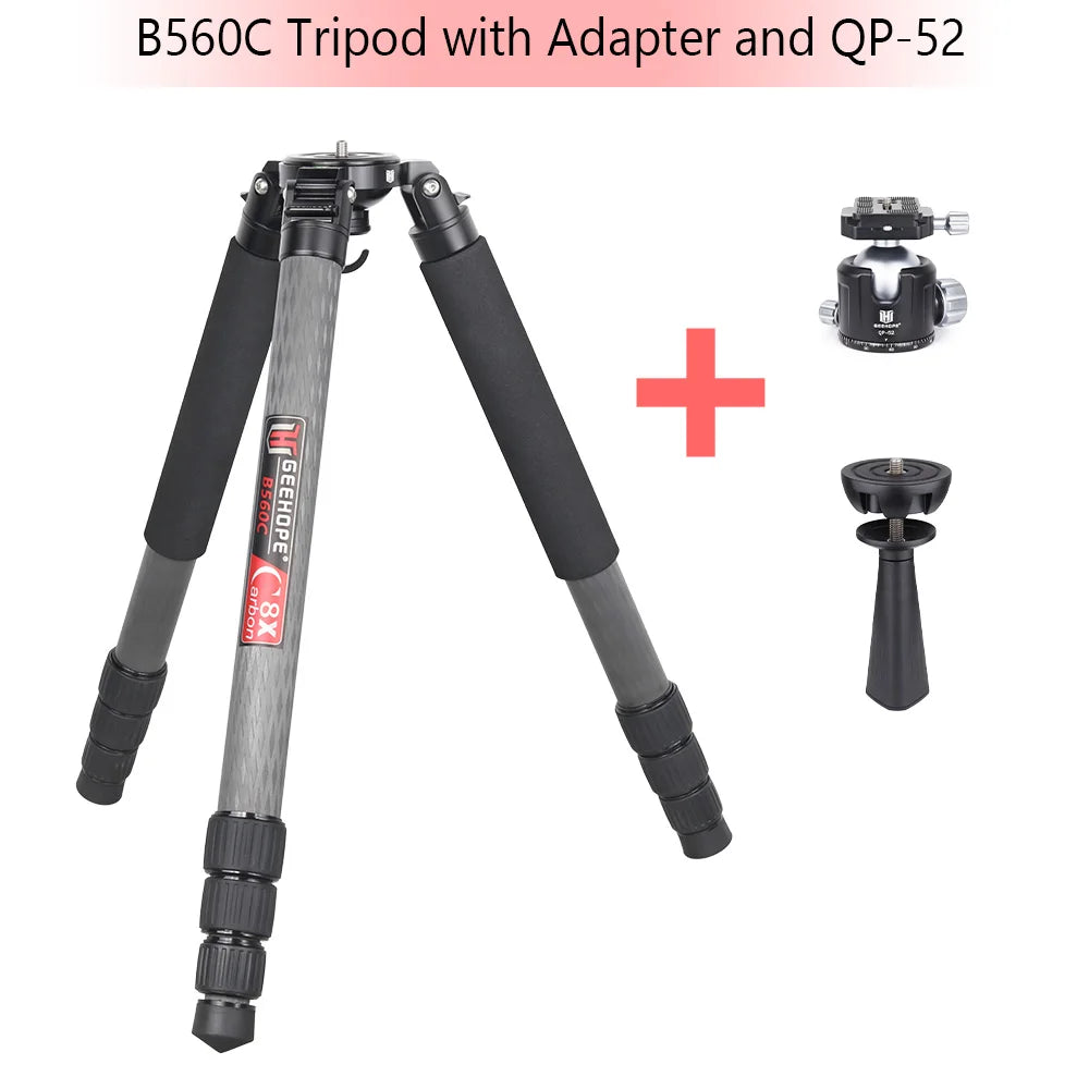 GEEHOPE Heavy Carbon Fiber Camera Tripod  Stable