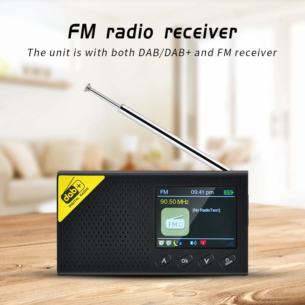 Portable Digital Radio Bluetooth-compatible 5.0 Broadcasting