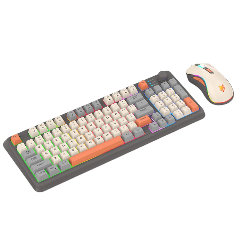 Gaming Keyboard 94 Keys with Mouse Luminous Keyboard