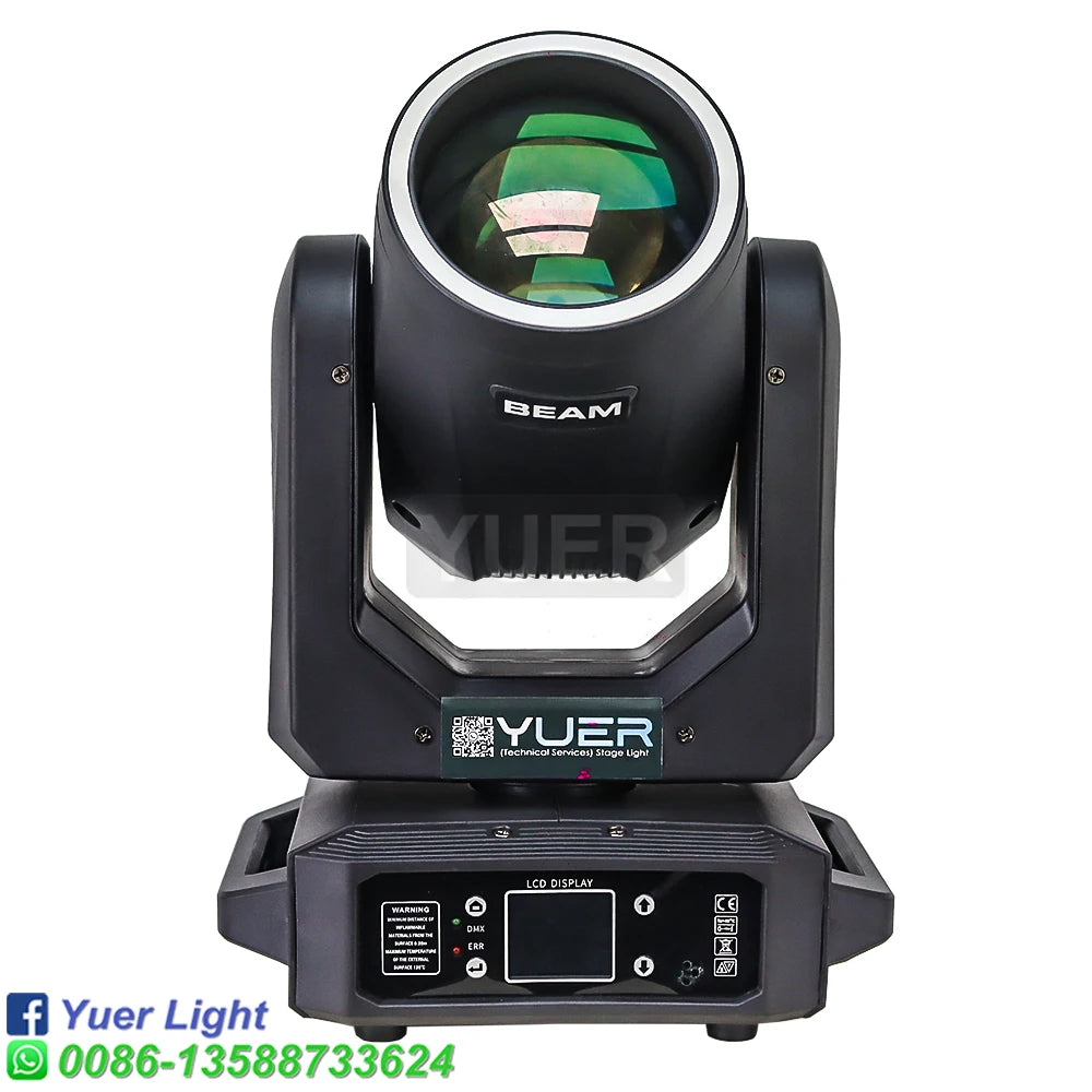 200W LED With Ring Beam Spot Moving Head