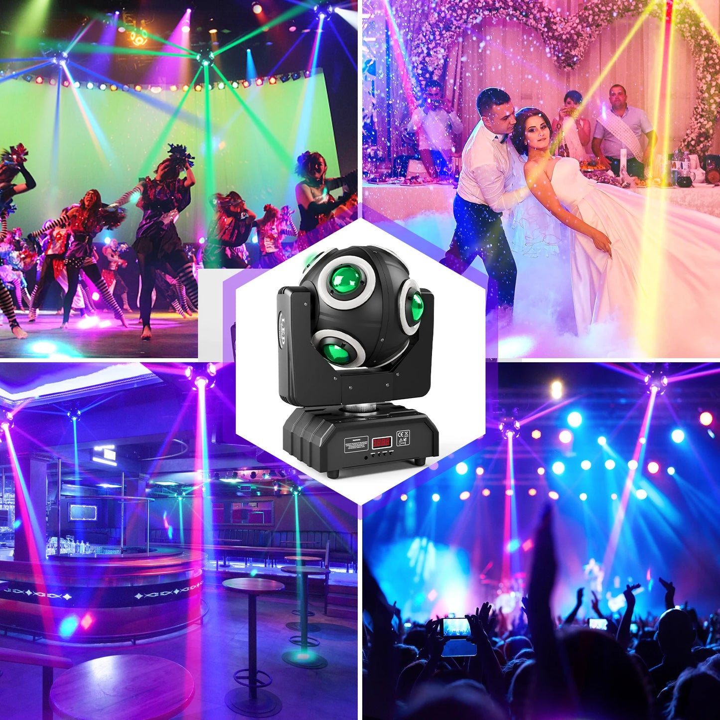 150W LED Beam Light DMX512 Laser  Moving Head