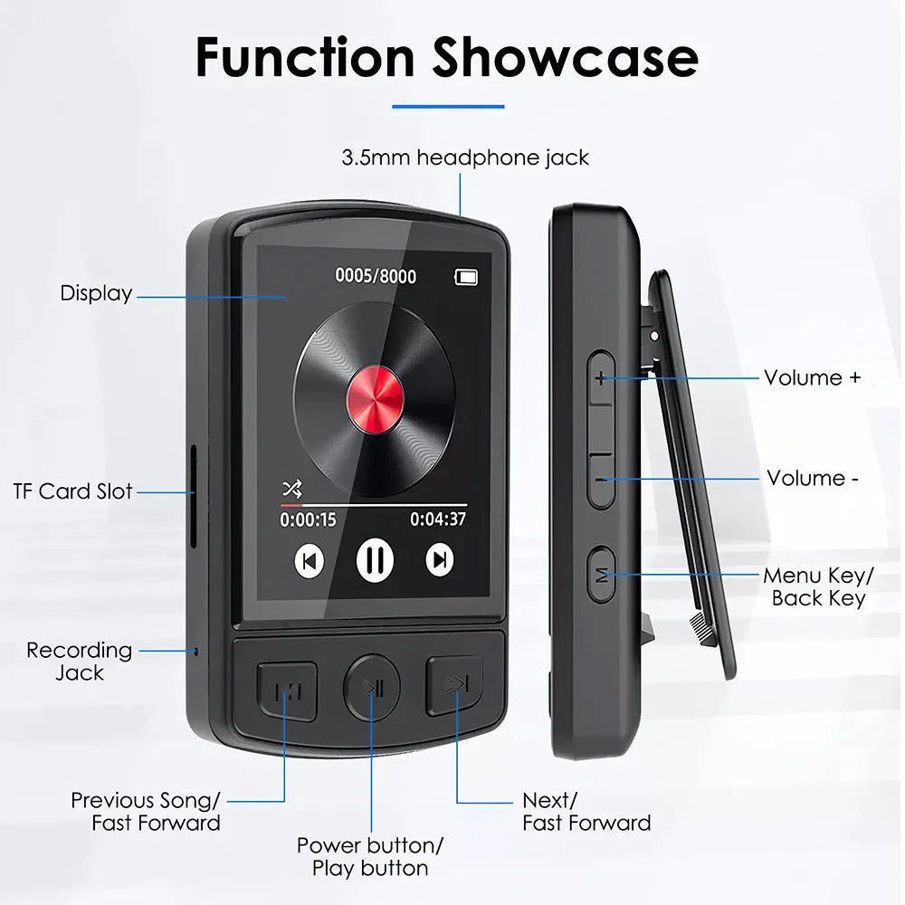 MP3 MP4 Music Player with Earphones Video Player