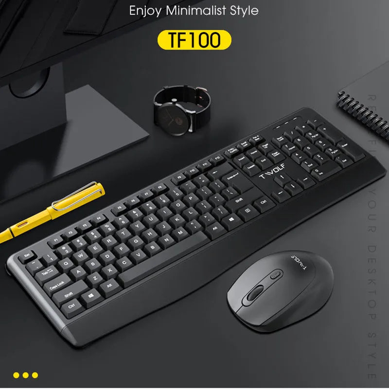 Wireless NEW Keyboard and Mouse Set Home Office