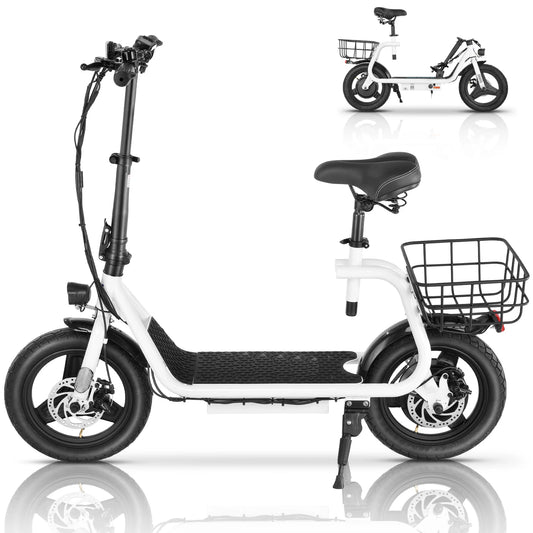 Peak 560W Electric Scooter with Seat 14" Tire