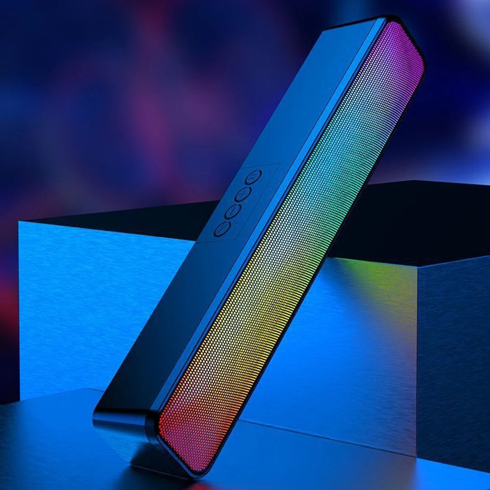 RGB Wireless Speaker Bluetooth-Compatible Desktop  USB