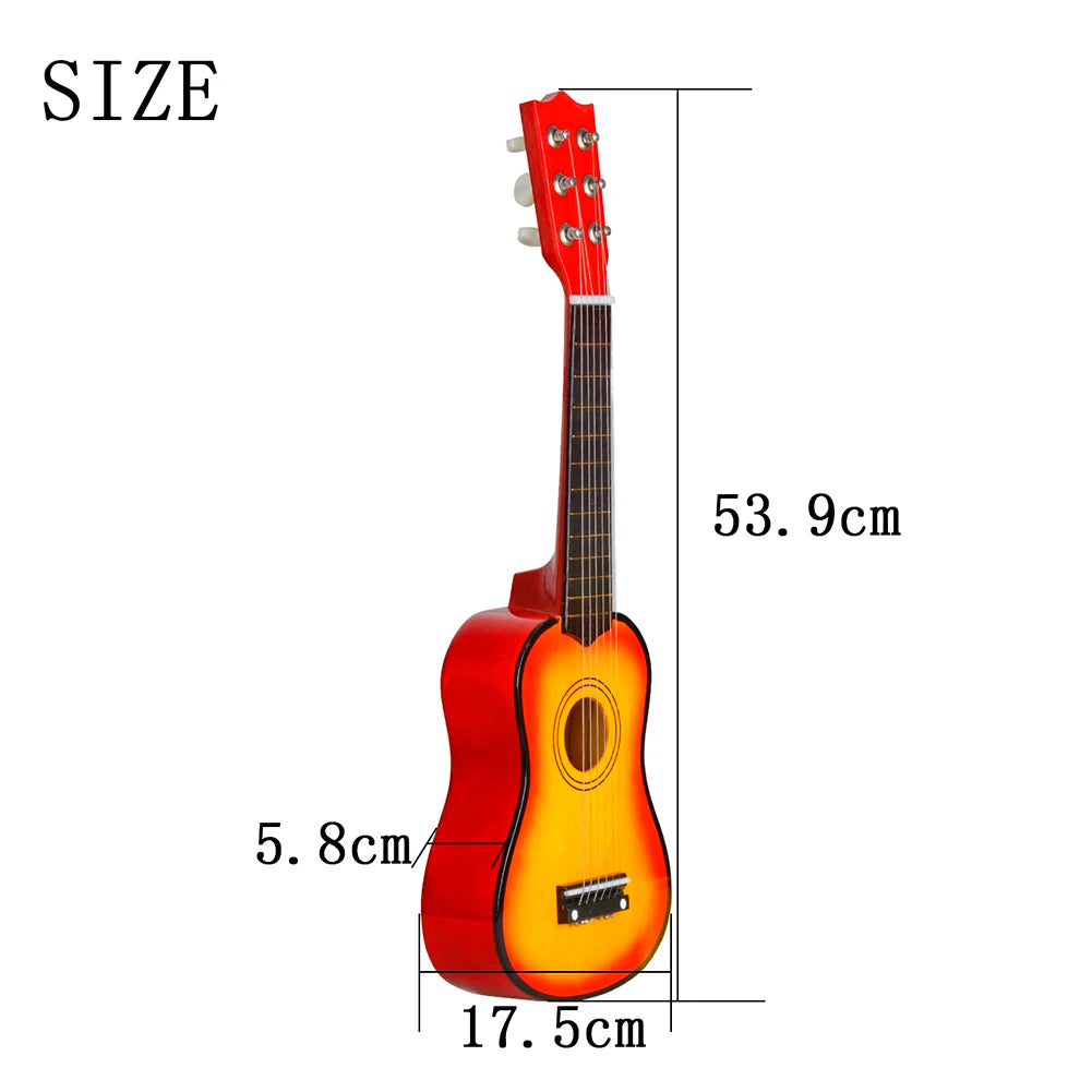 Children Ukulele Guitar Toy Mini 6 Strings Gifts