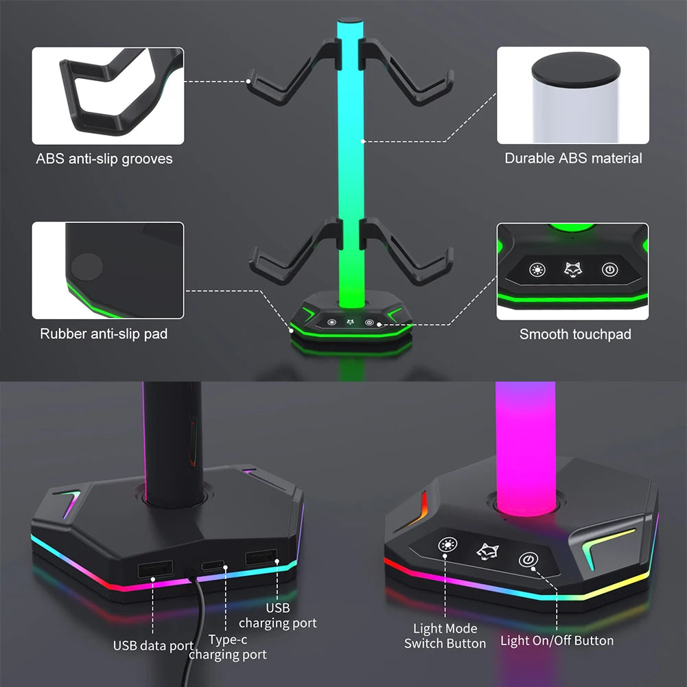 RGB Controller Hanger for PC Earphone Accessories