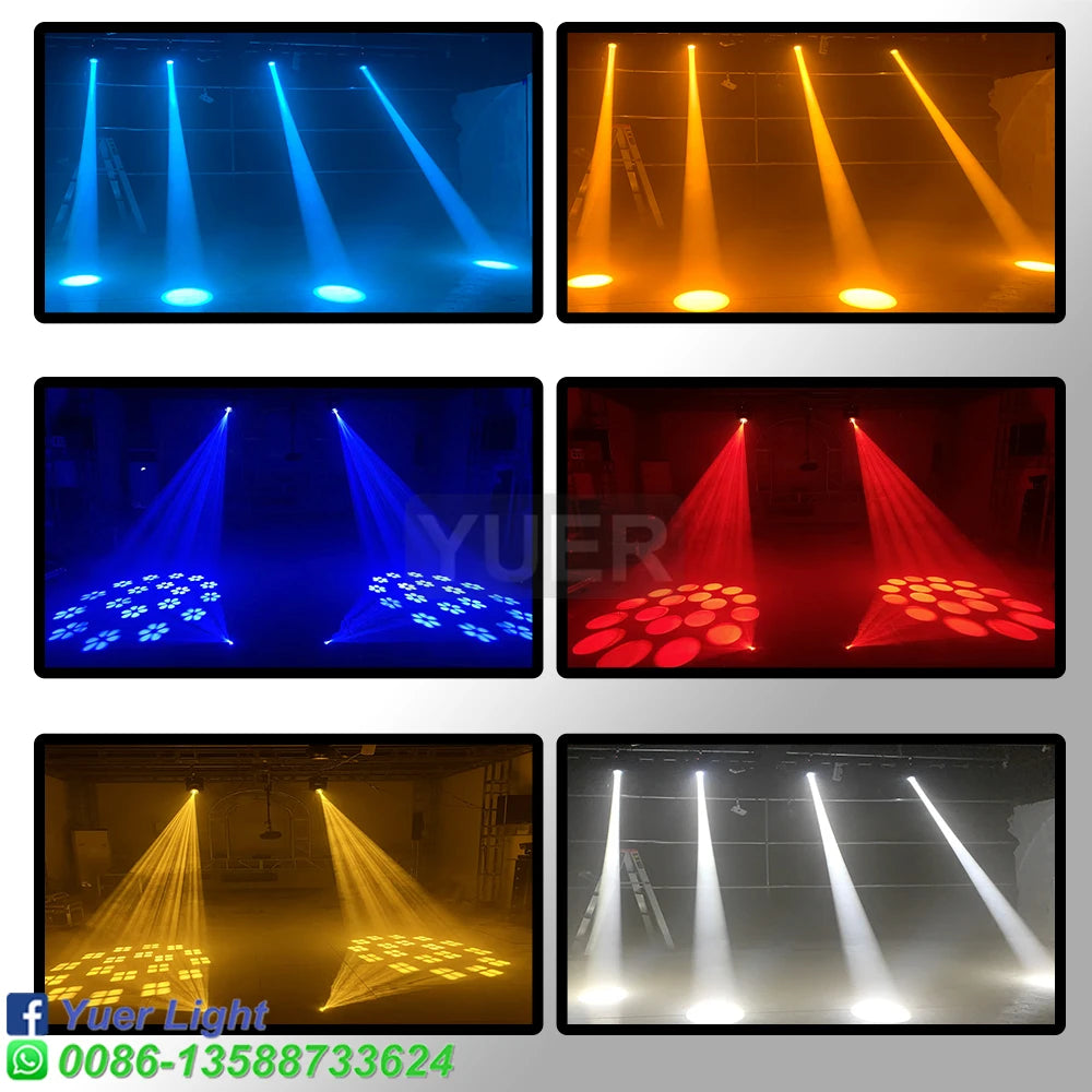 Mini LED Moving Head 150W Beam Spot 18 Rotating Prisms