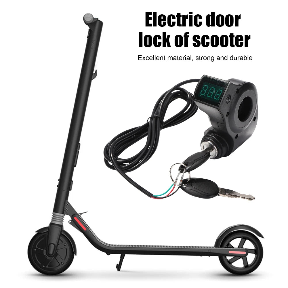 Electric Scooter Ignition Key Lock Skateboard Cylinder