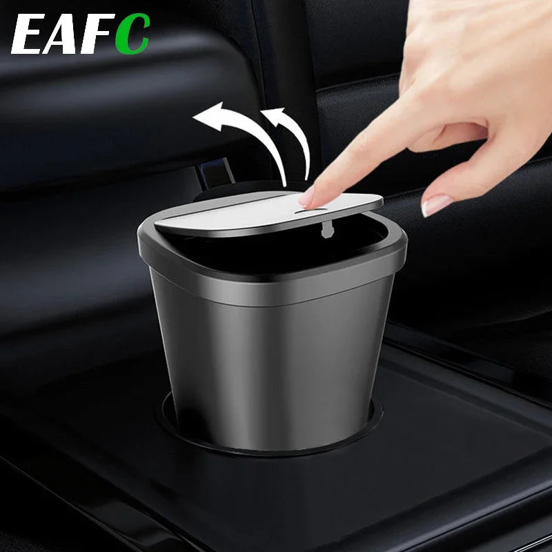 Car Trash Bin  Garbage Container Holder Barrel