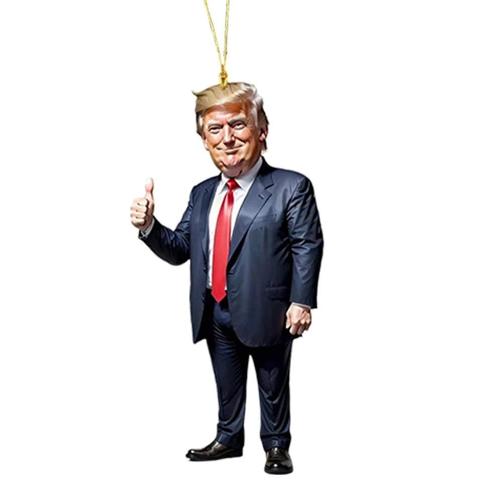 Donald Trump Christmas Ornament 2D Acrylic