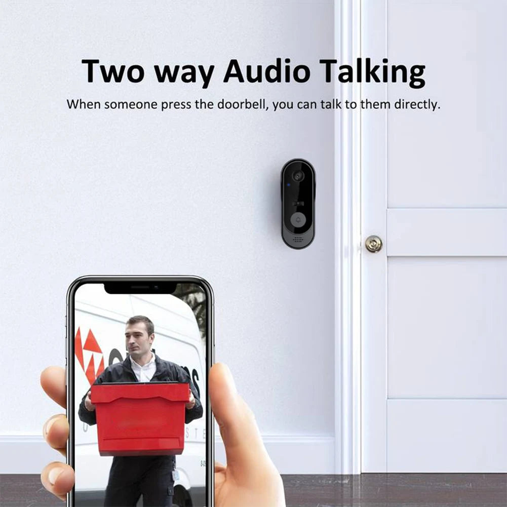 Wireless Video Doorbell with Chime 2-Way Talk