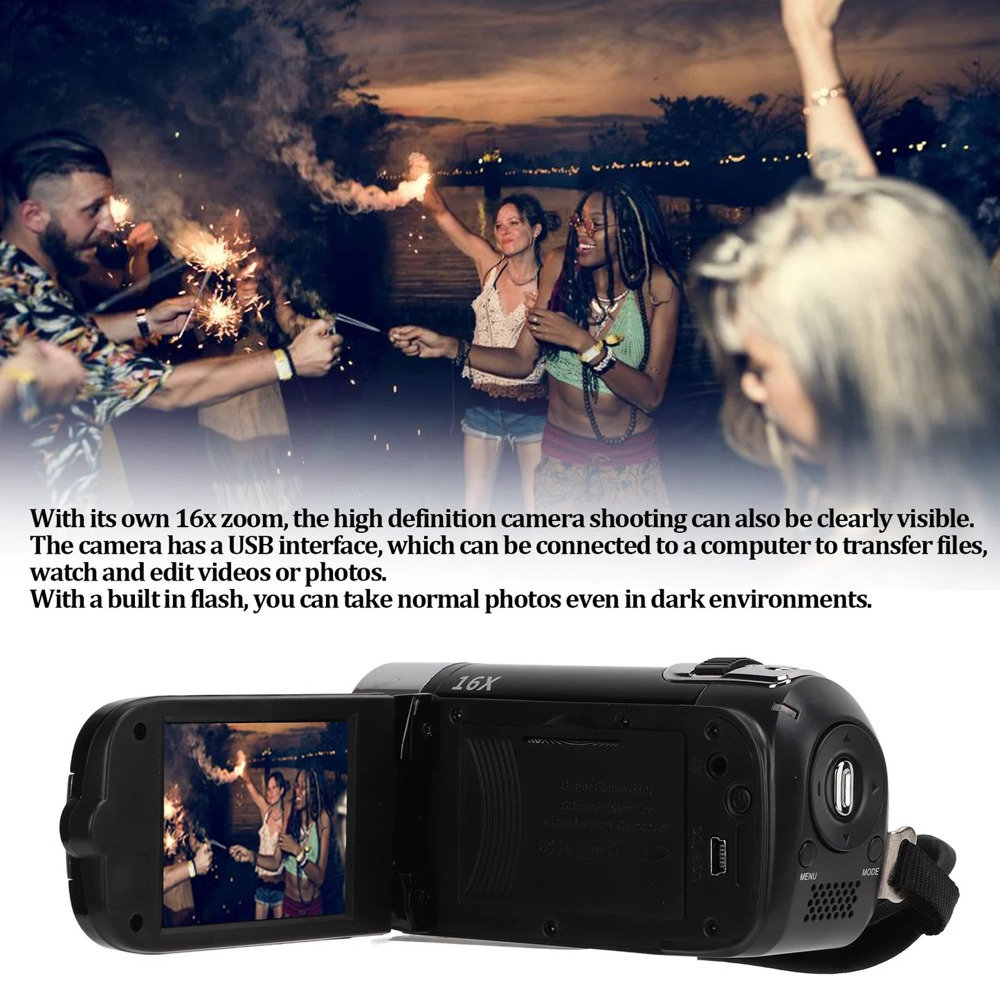 Video Camera Camcorder Full HD  Recorder