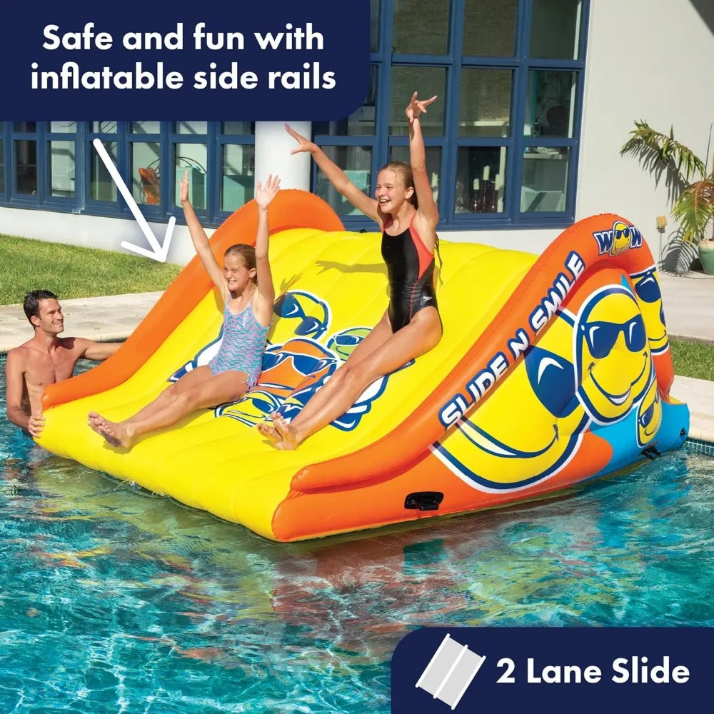 Sports Slide with 2 Lanes, Giant  Adults and Kids